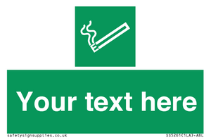 SS5261: Custom E-Cigarettes/Vaping Permited Sign