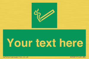 SS5261: Custom E-Cigarettes/Vaping Permited Sign