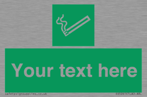 SS5261: Custom E-Cigarettes/Vaping Permited Sign