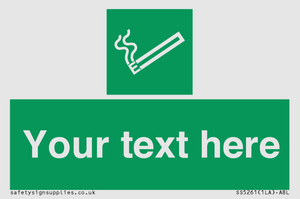 SS5261: Custom E-Cigarettes/Vaping Permited Sign