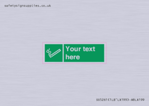 SS5261: Custom E-Cigarettes/Vaping Permited Sign