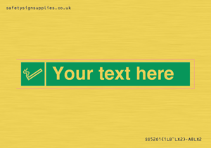 SS5261: Custom E-Cigarettes/Vaping Permited Sign