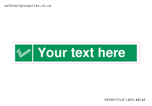 SS5261: Custom E-Cigarettes/Vaping Permited Sign