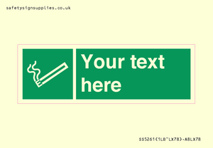 SS5261: Custom E-Cigarettes/Vaping Permited Sign