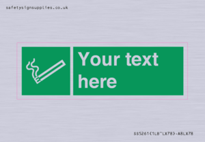 SS5261: Custom E-Cigarettes/Vaping Permited Sign