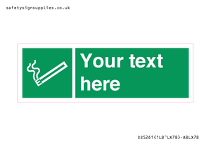 SS5261: Custom E-Cigarettes/Vaping Permited Sign