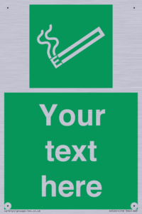 SS5261: Custom E-Cigarettes/Vaping Permited Sign