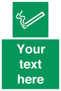 SS5261: Custom E-Cigarettes/Vaping Permited Sign