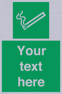 SS5261: Custom E-Cigarettes/Vaping Permited Sign