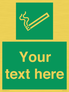 SS5261: Custom E-Cigarettes/Vaping Permited Sign