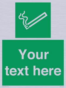 SS5261: Custom E-Cigarettes/Vaping Permited Sign