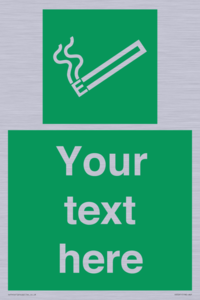 SS5261: Custom E-Cigarettes/Vaping Permited Sign