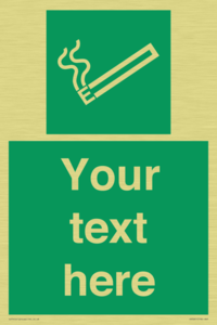 SS5261: Custom E-Cigarettes/Vaping Permited Sign