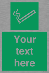 SS5261: Custom E-Cigarettes/Vaping Permited Sign