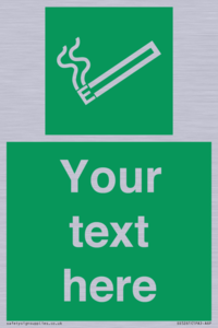 SS5261: Custom E-Cigarettes/Vaping Permited Sign