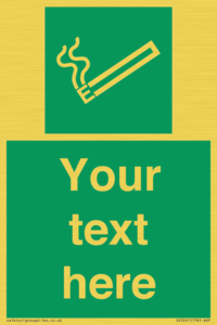 SS5261: Custom E-Cigarettes/Vaping Permited Sign