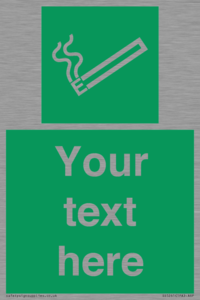 SS5261: Custom E-Cigarettes/Vaping Permited Sign