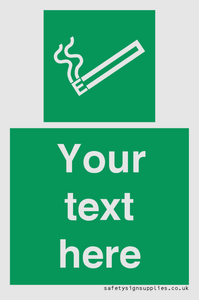 SS5261: Custom E-Cigarettes/Vaping Permited Sign