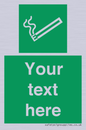 SS5261: Custom E-Cigarettes/Vaping Permited Sign