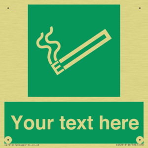 SS5261: Custom E-Cigarettes/Vaping Permited Sign
