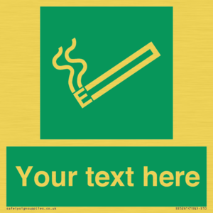 SS5261: Custom E-Cigarettes/Vaping Permited Sign