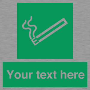 SS5261: Custom E-Cigarettes/Vaping Permited Sign