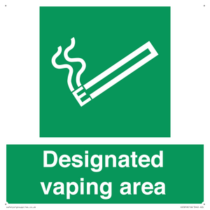 SS5818: Designated vaping area