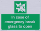 SV10399: In case of emergency break glass to open