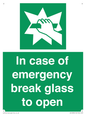 SV10399: In case of emergency break glass to open