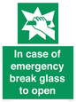 SV10399: In case of emergency break glass to open