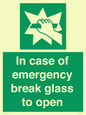 SV10399: In case of emergency break glass to open