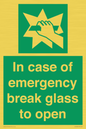 SV10399: In case of emergency break glass to open