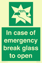 SV10399: In case of emergency break glass to open