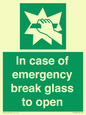 SV10399: In case of emergency break glass to open