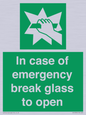 SV10399: In case of emergency break glass to open