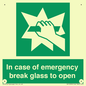 SV10399: In case of emergency break glass to open