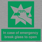 SV10399: In case of emergency break glass to open
