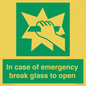 SV10399: In case of emergency break glass to open