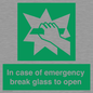 SV10399: In case of emergency break glass to open