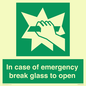 SV10399: In case of emergency break glass to open