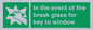 SV10411: In the event of fire break glass for key to window