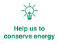 SV10482: Help us to conserve energy