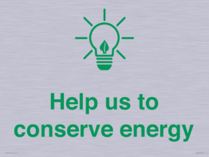 SV10482: Help us to conserve energy