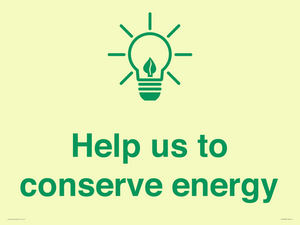 SV10482: Help us to conserve energy