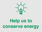 SV10482: Help us to conserve energy