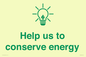 SV10482: Help us to conserve energy