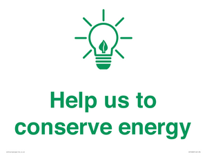 SV10482: Help us to conserve energy