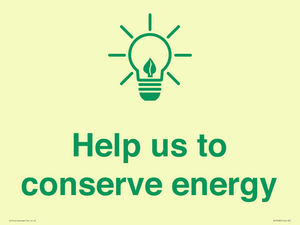 SV10482: Help us to conserve energy