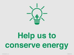 SV10482: Help us to conserve energy