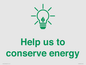 SV10482: Help us to conserve energy